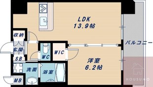 スプランディッド江坂駅前の物件間取画像